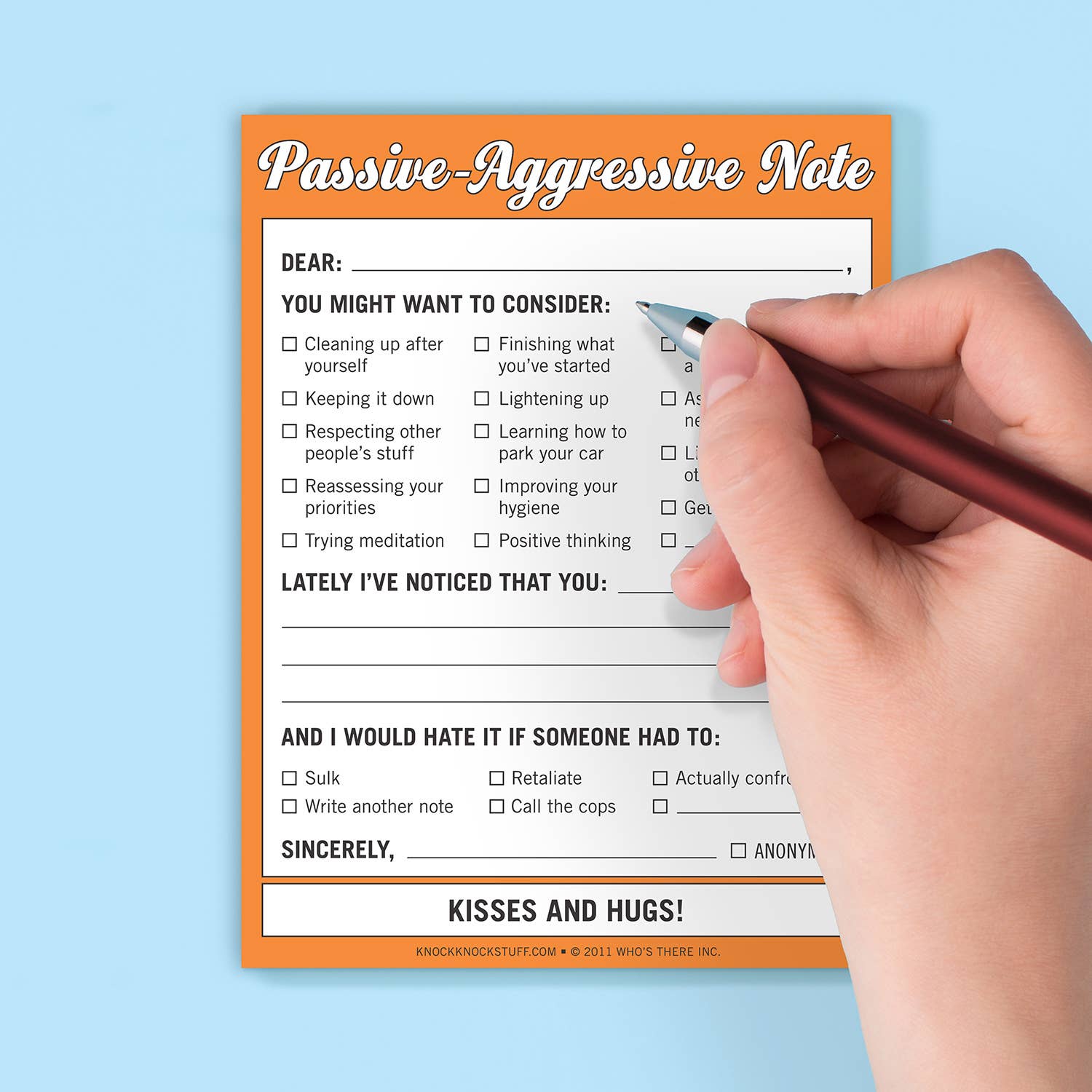 Passive-Aggressive Nifty Notes