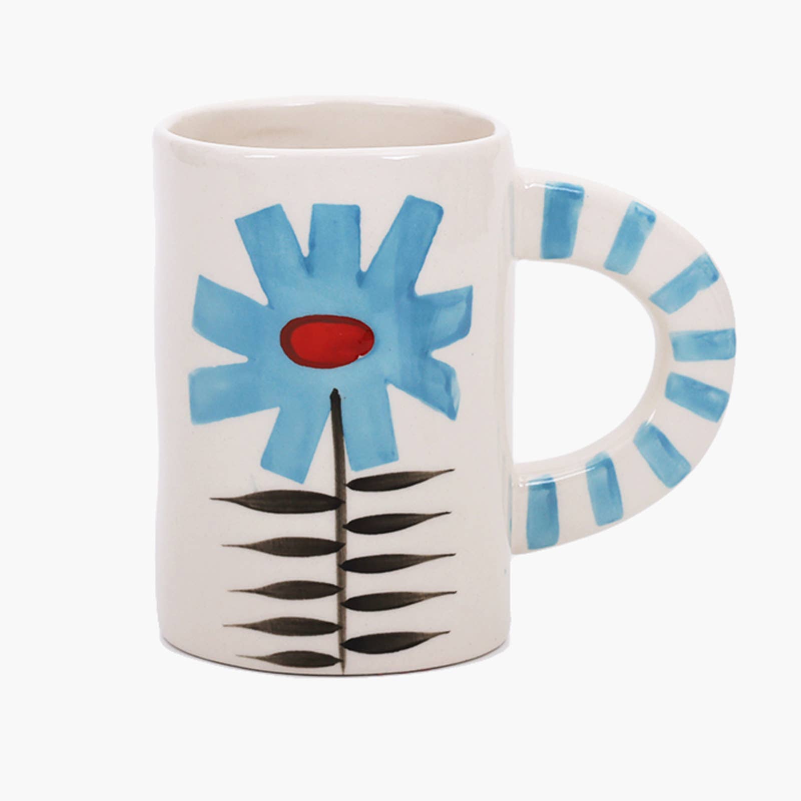 Blue Floral Mug
