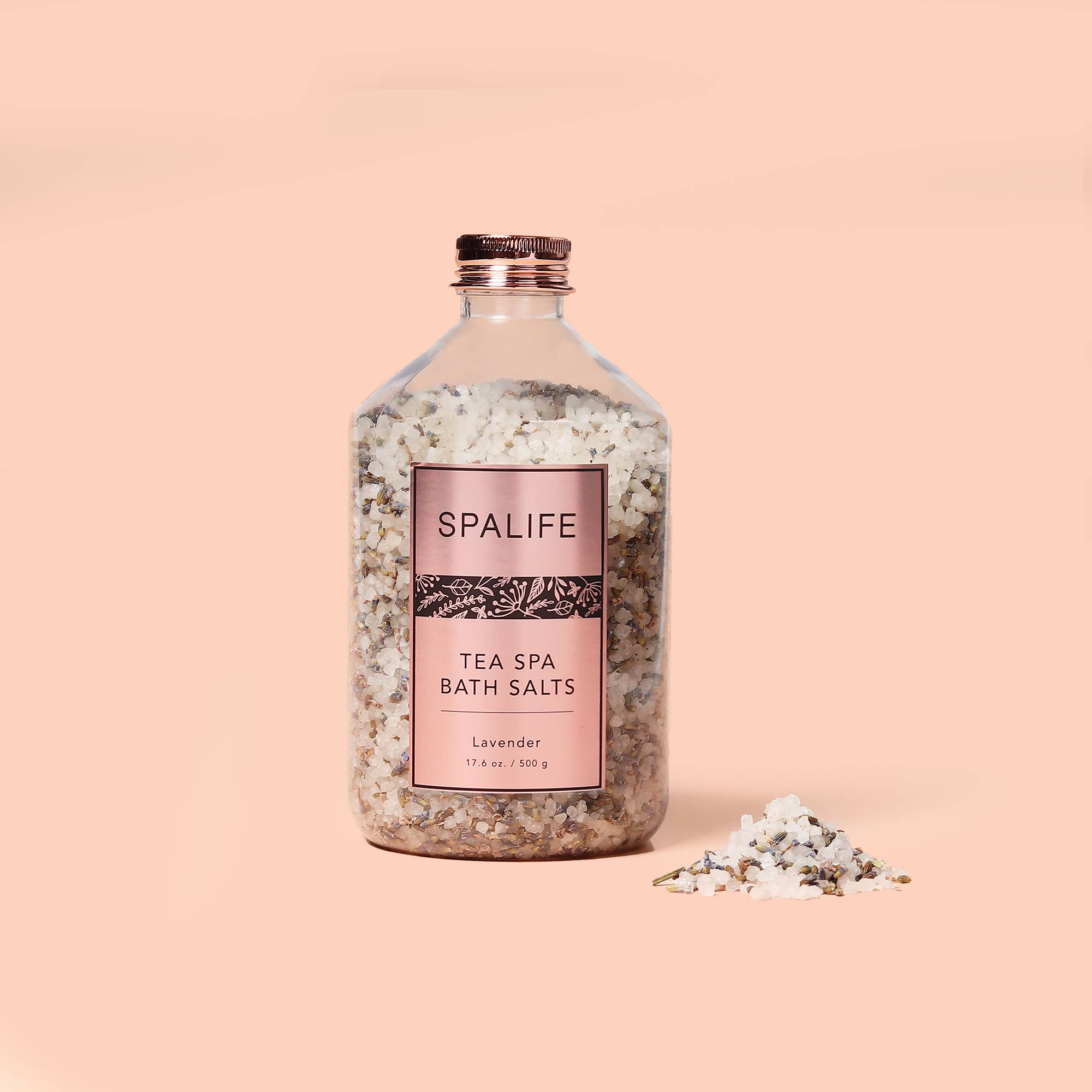 Petal-Infused Effervescent Mineral Bath Salts