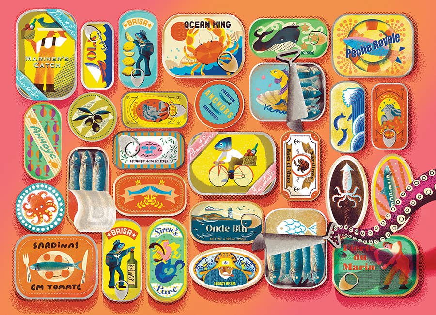 Sardines and Friends 500pc puzzle