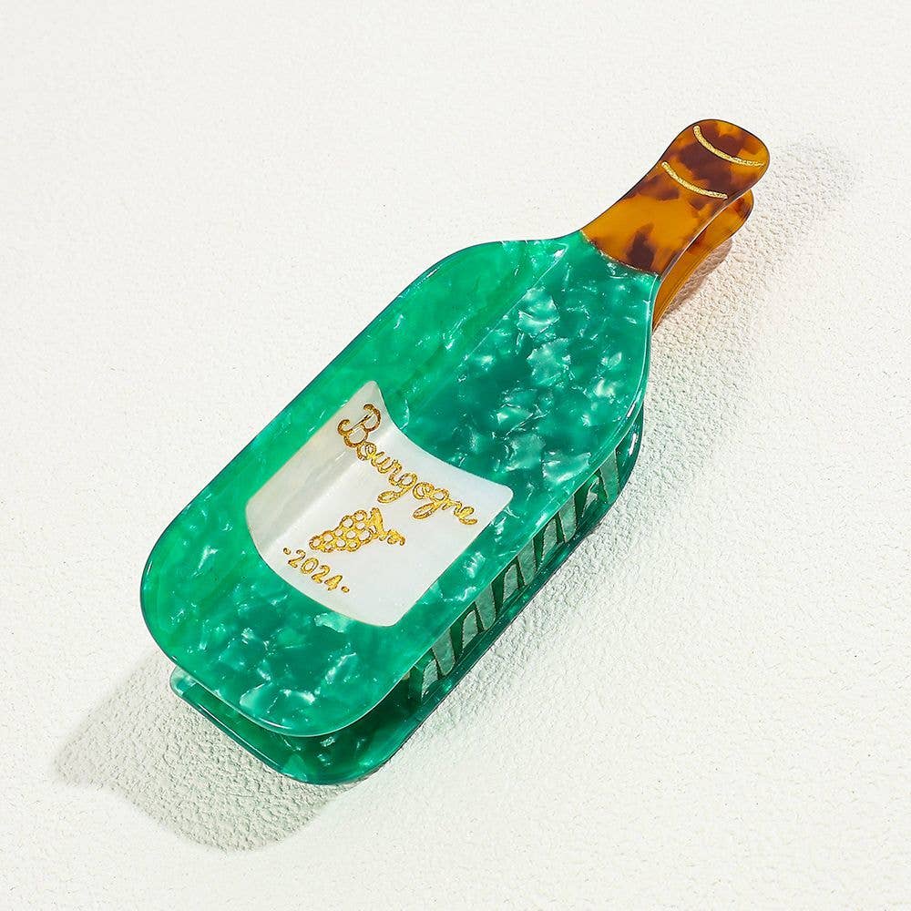 Wine Bottle Claw Clip