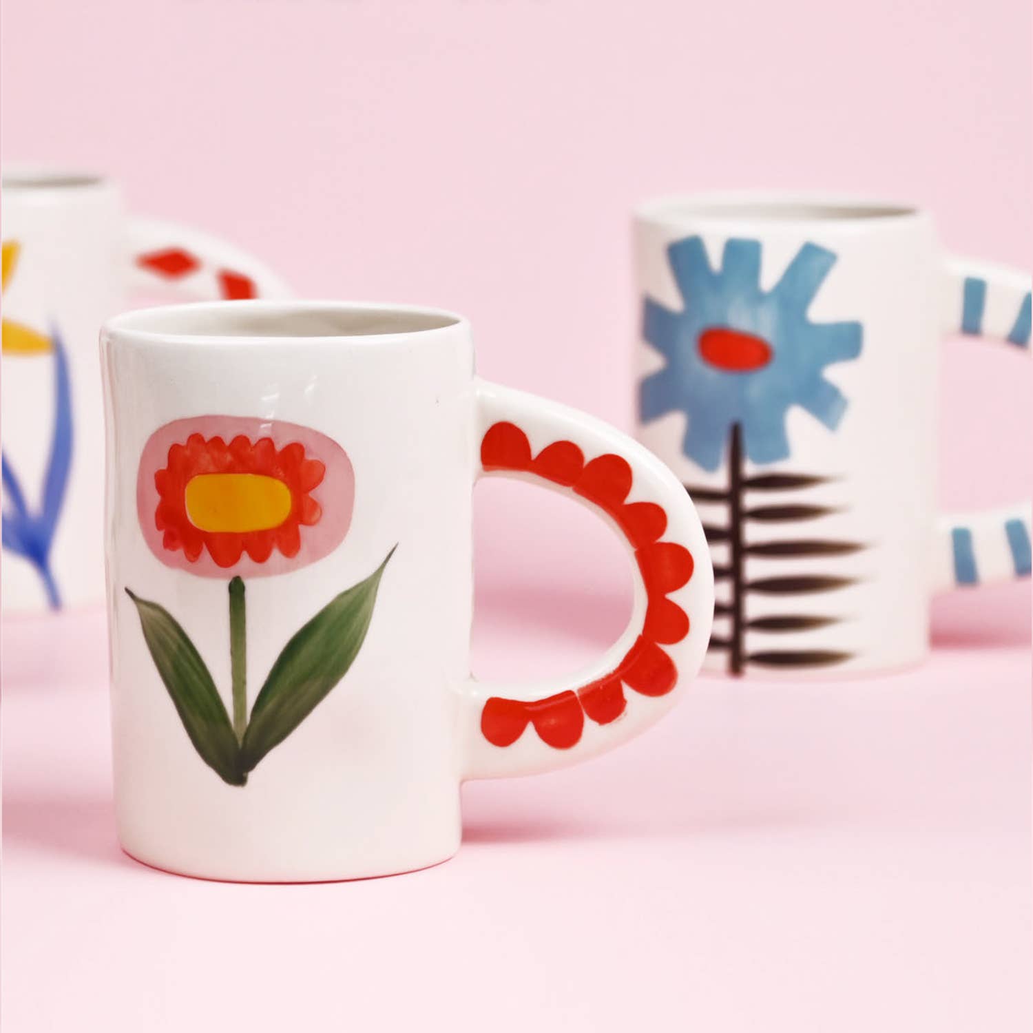 Sunflower Floral Mug