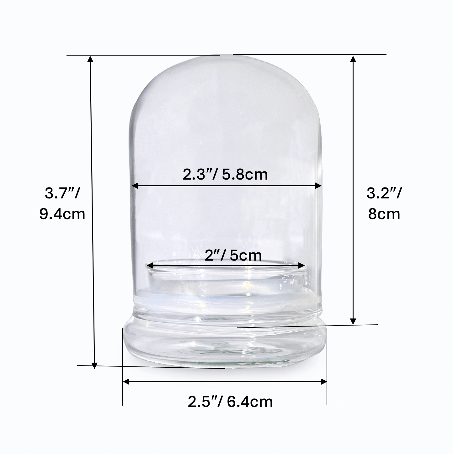 Small Glass Dome