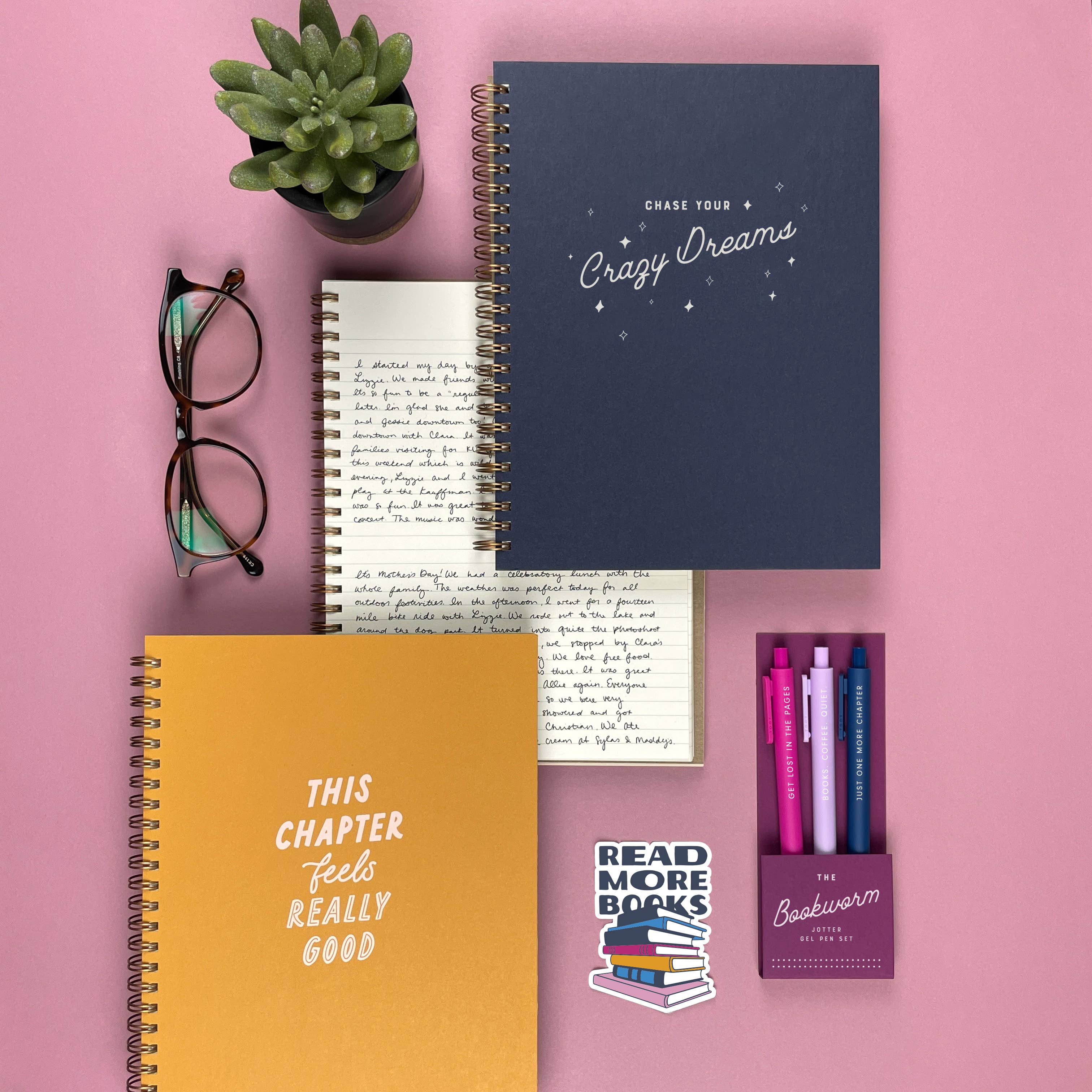 The Bookworm Gel Pens