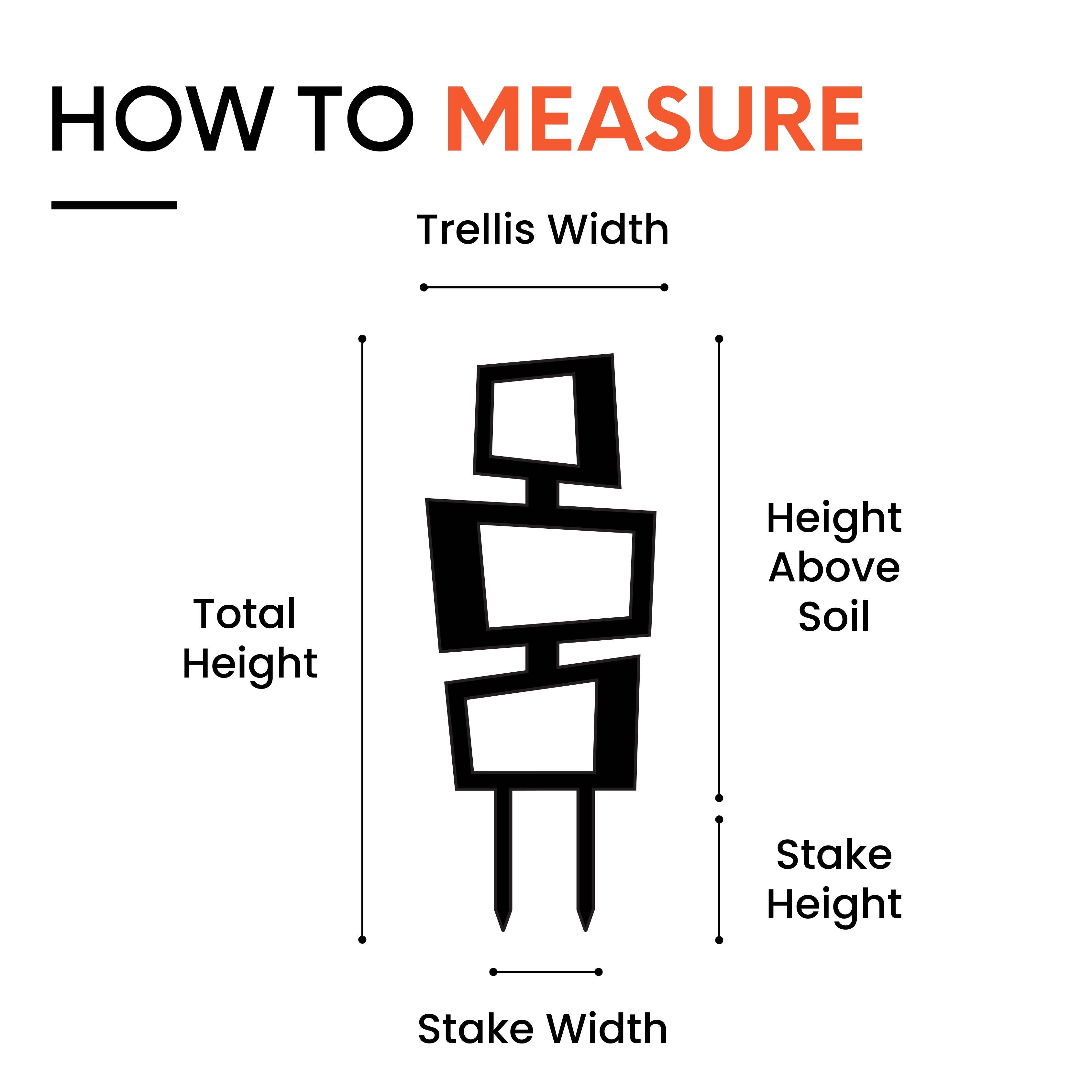 Wood Indoor Plant Trellis (Rectangle)