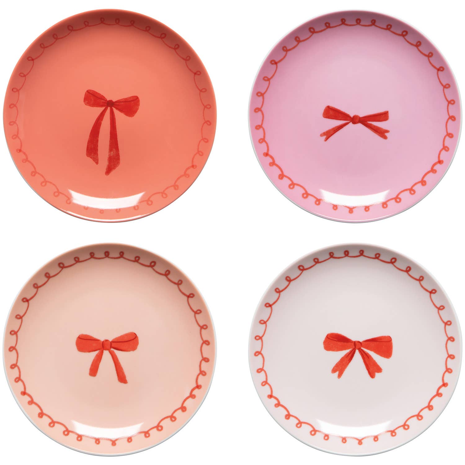 Bowtique Appetizer Plates Assorted