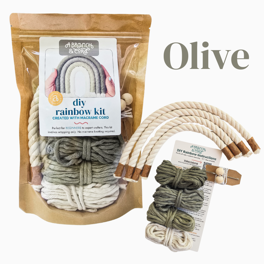 DIY Macrame Rainbow Kit