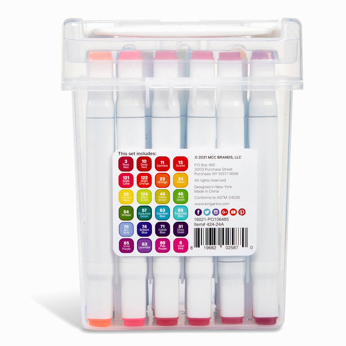 Double-Ended Alcohol Markers: Bright