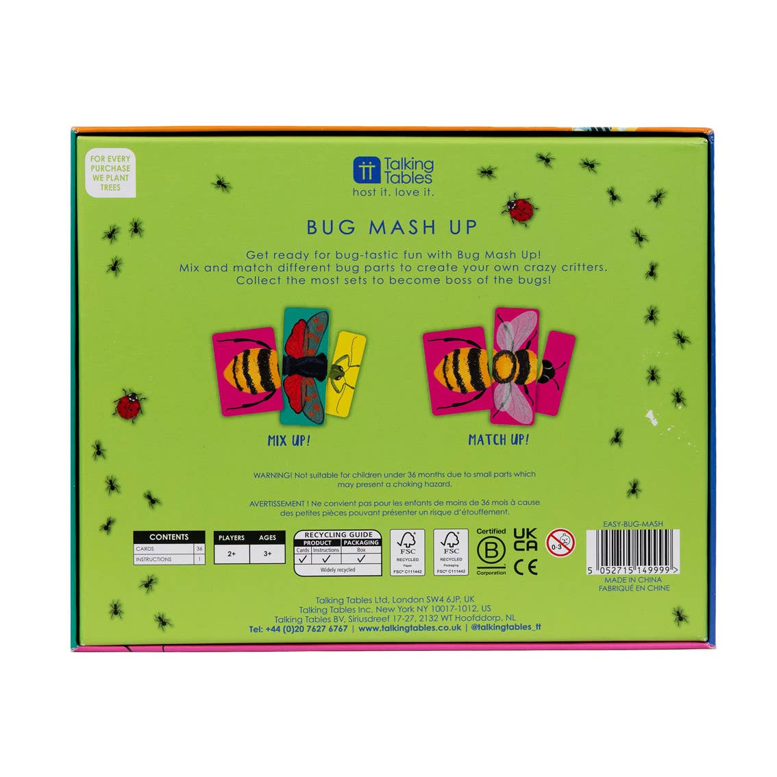 Bug Mash Up Game for Kids