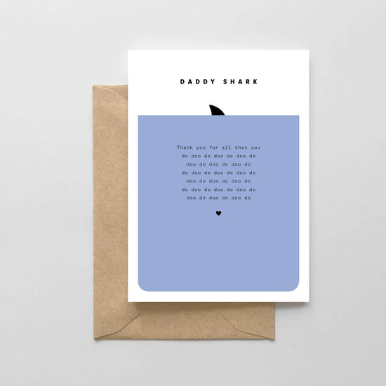 Daddy Shark Card