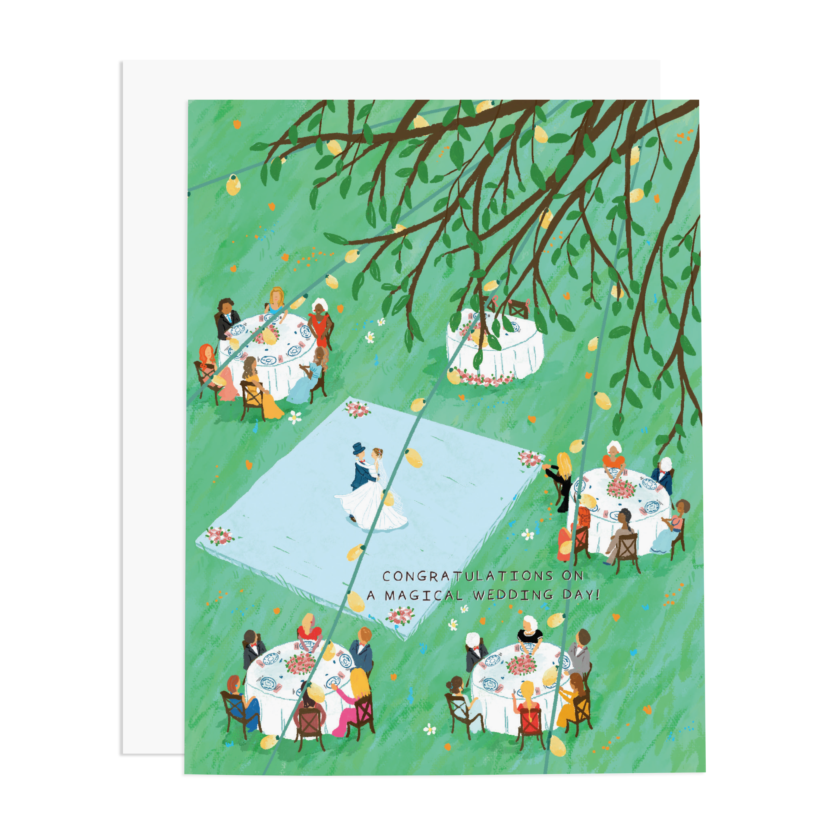 Magical Wedding Day Greeting Card