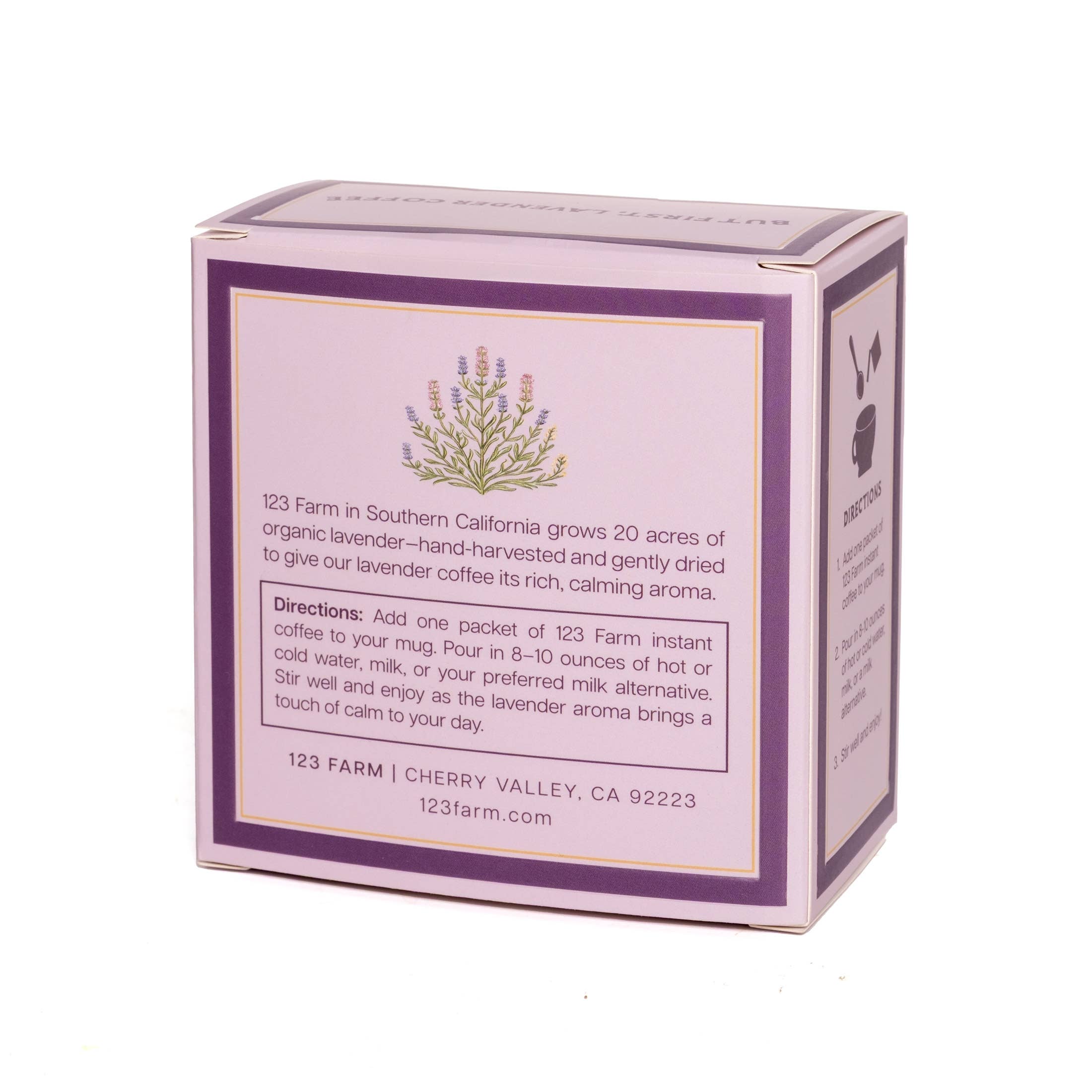 Instant Lavender Coffee