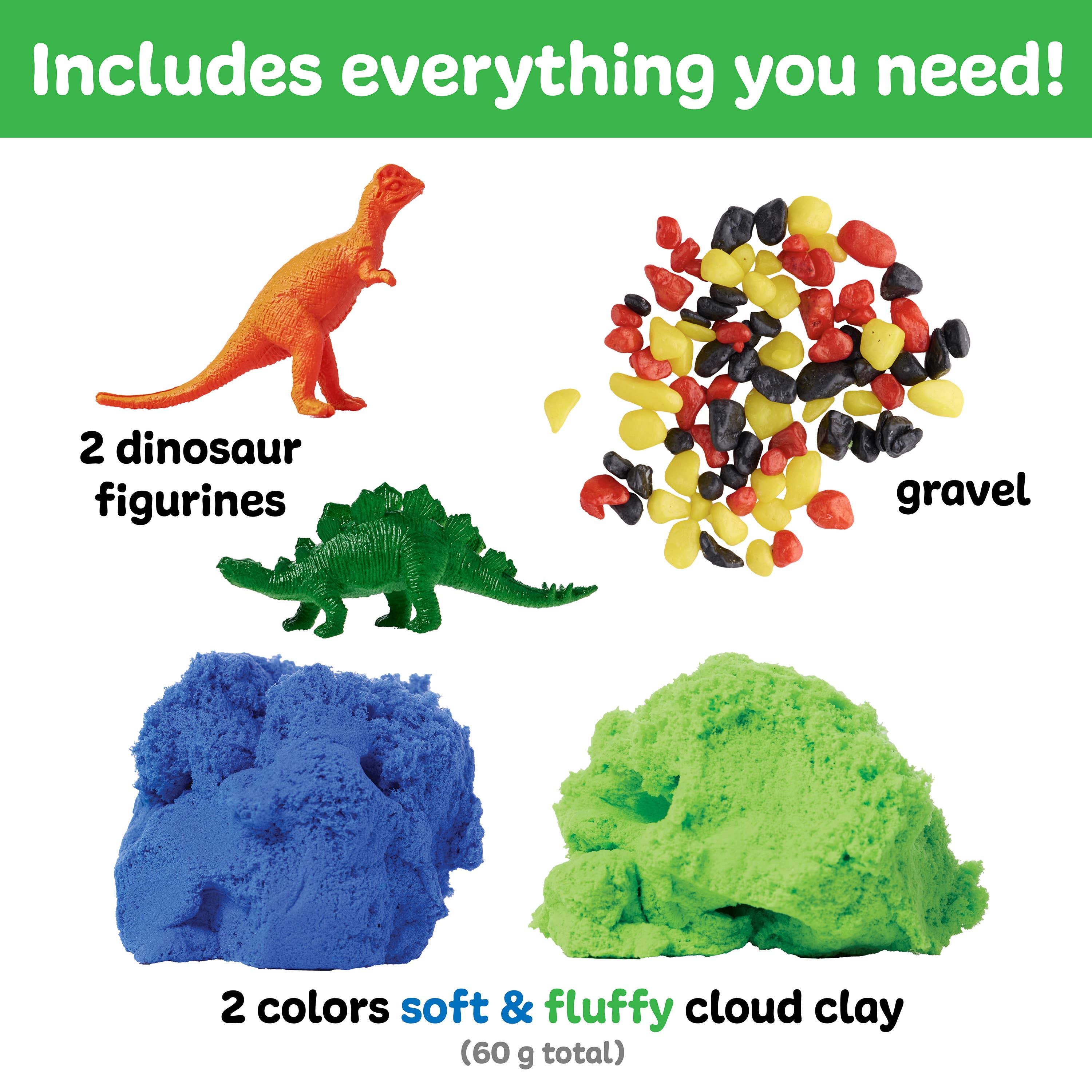 Sensory Cloud Clay: Dinosaur Theme