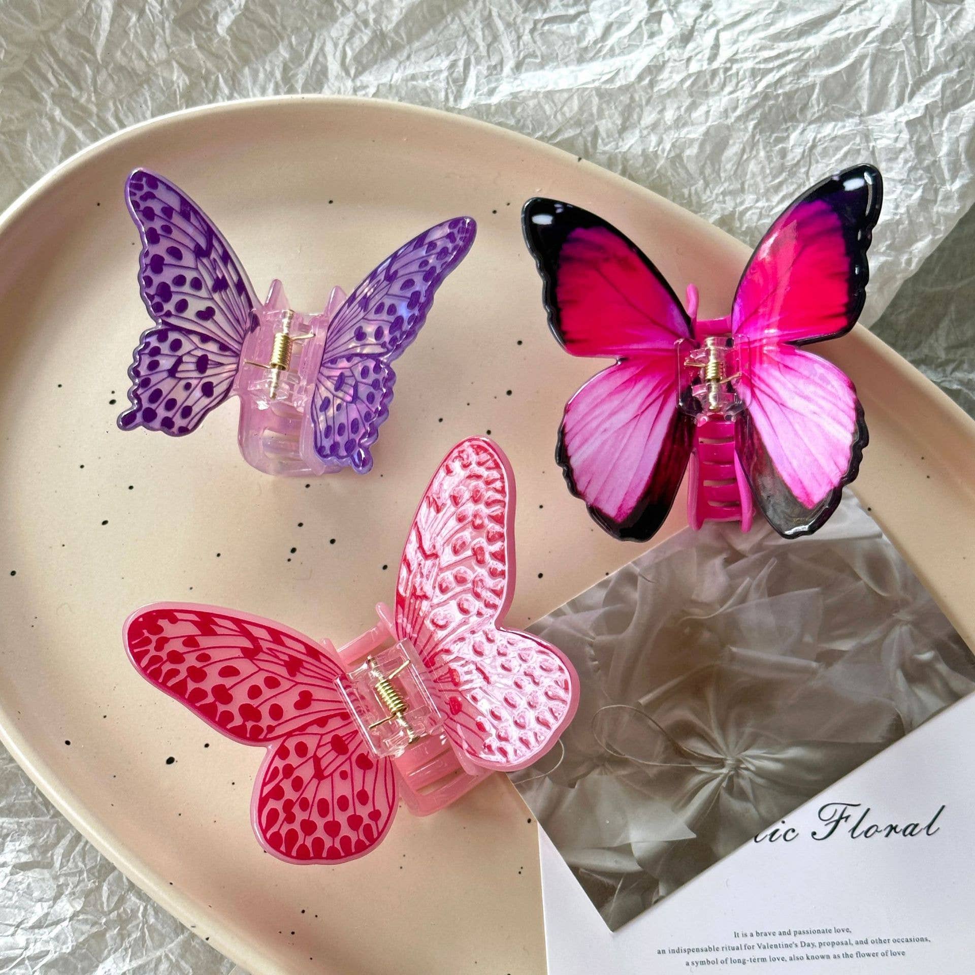 Butterfly Claw Clip