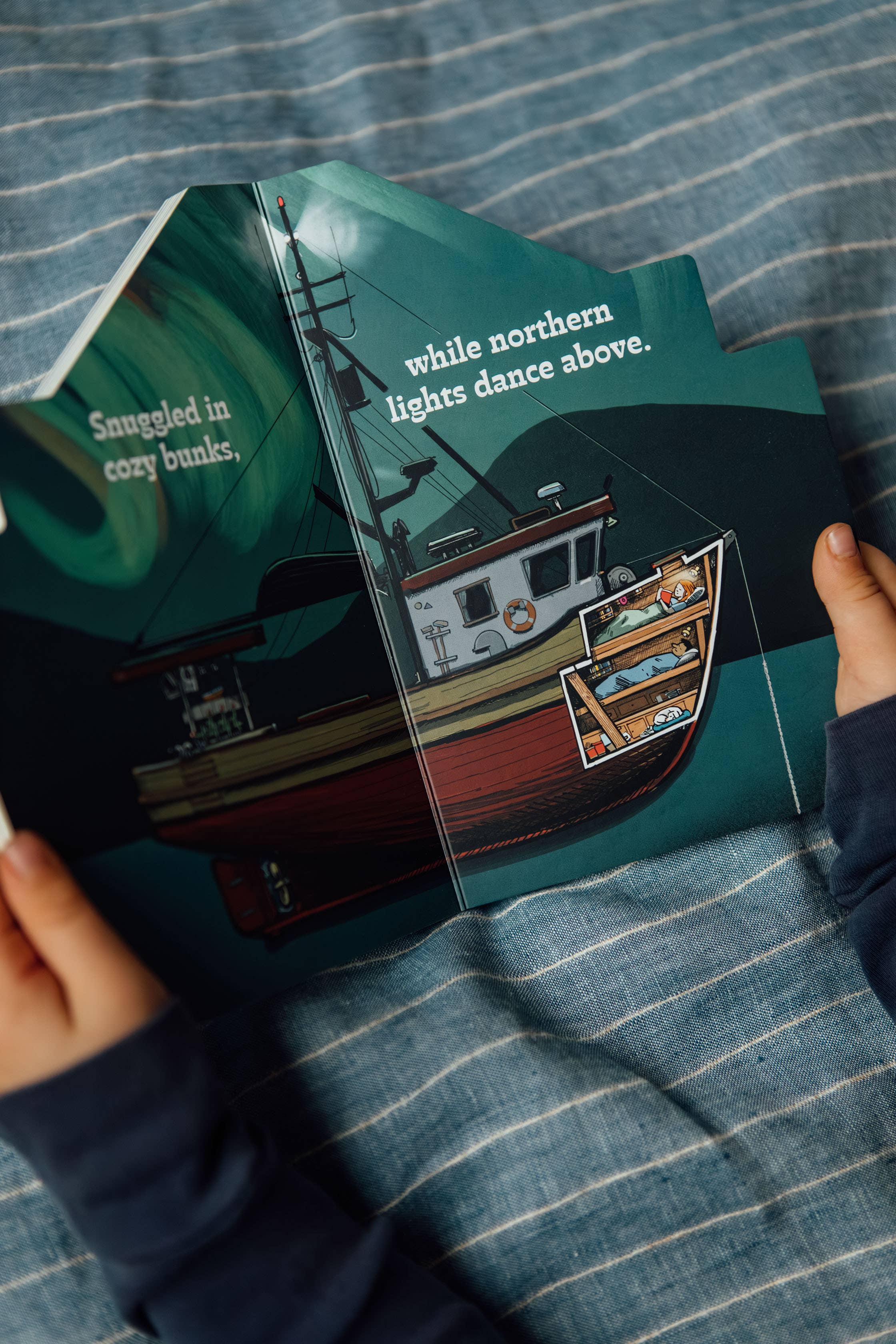 Working Boats: Salmon Troller Board Book- A Look-Inside Book