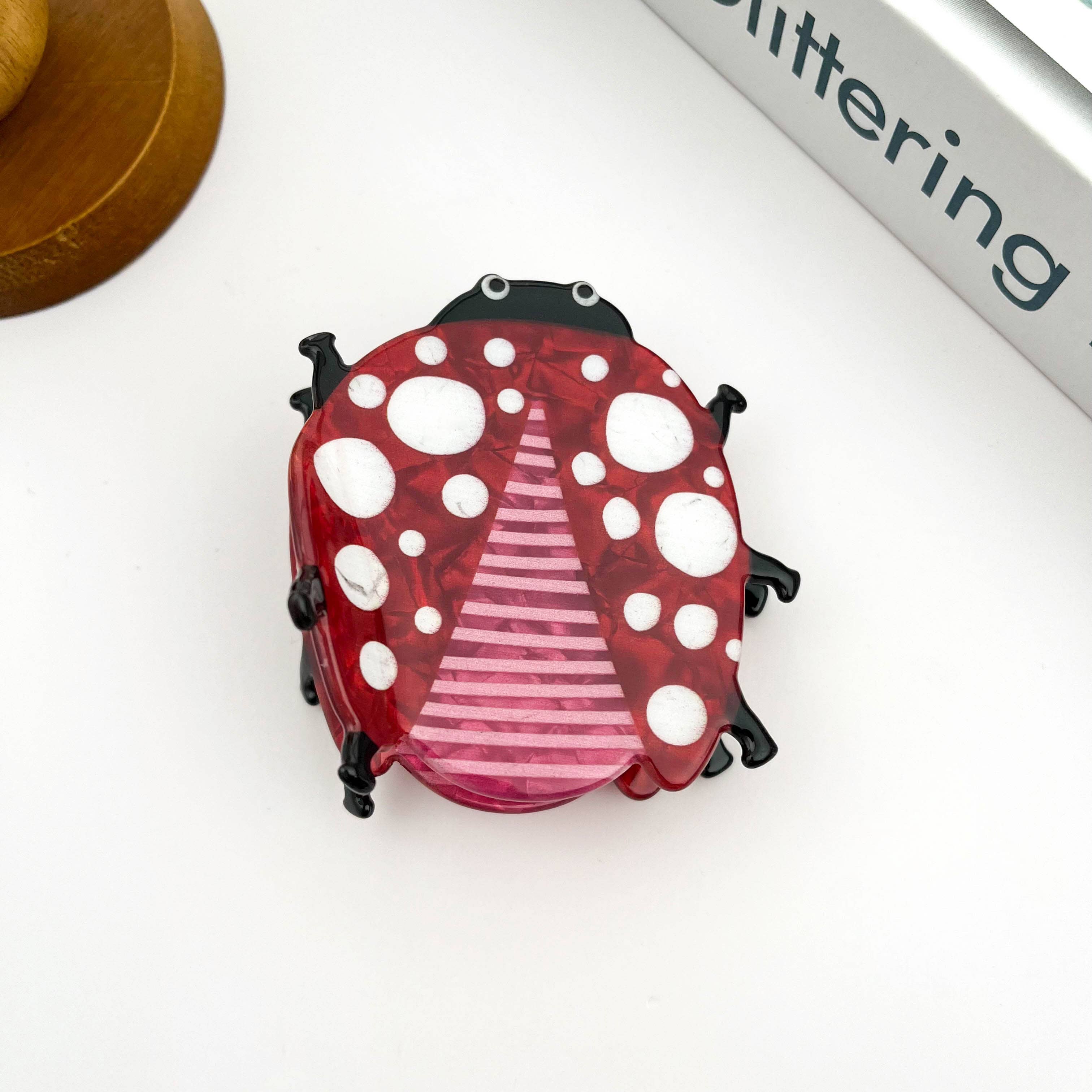 Ladybug Claw Clip