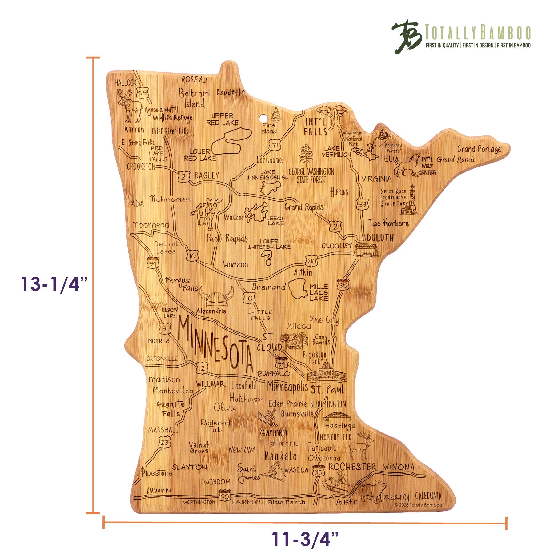 Minnesota Cutting Board