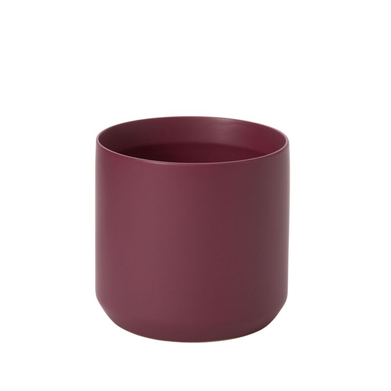 Round Purple Pot