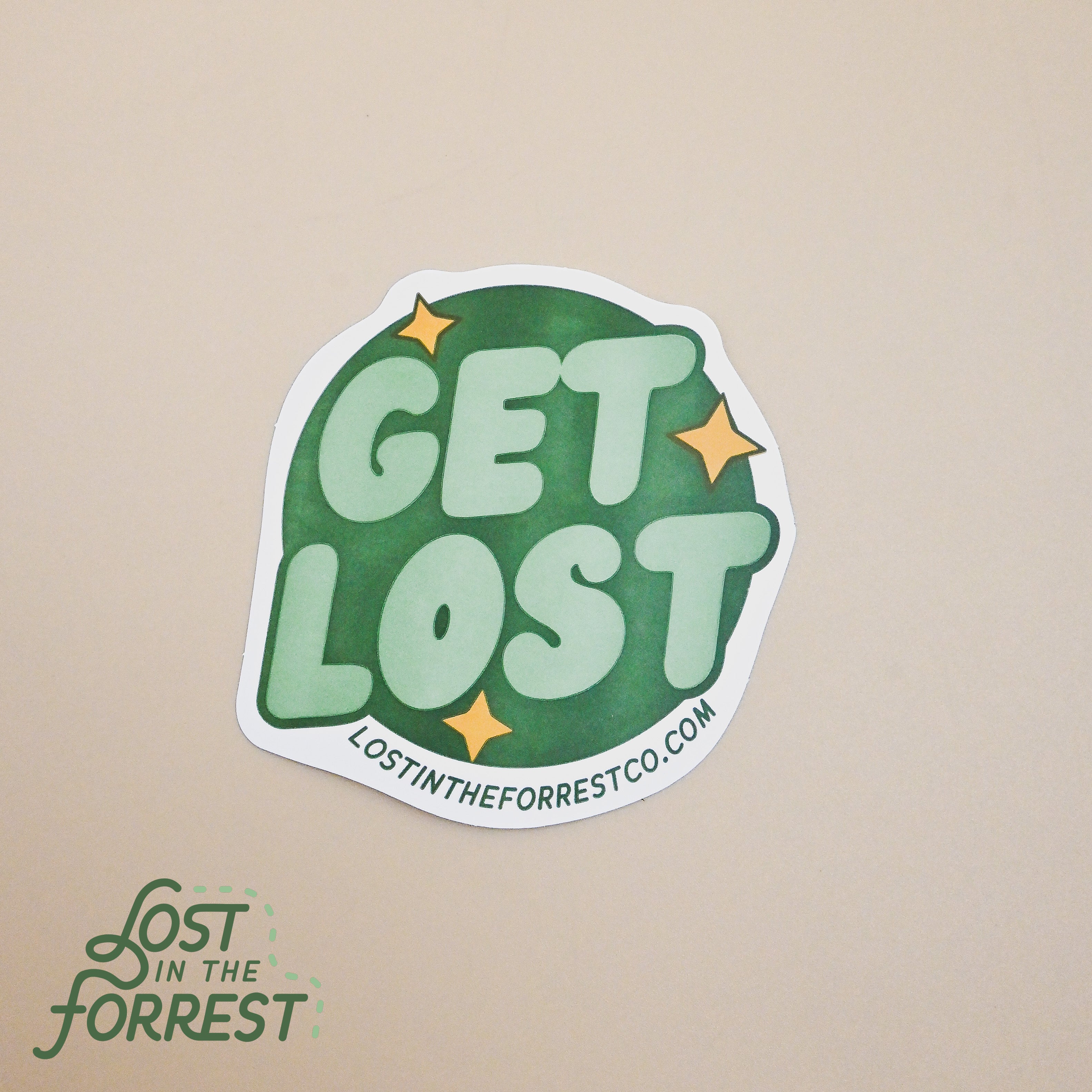 Lost in the Forrest Sticker
