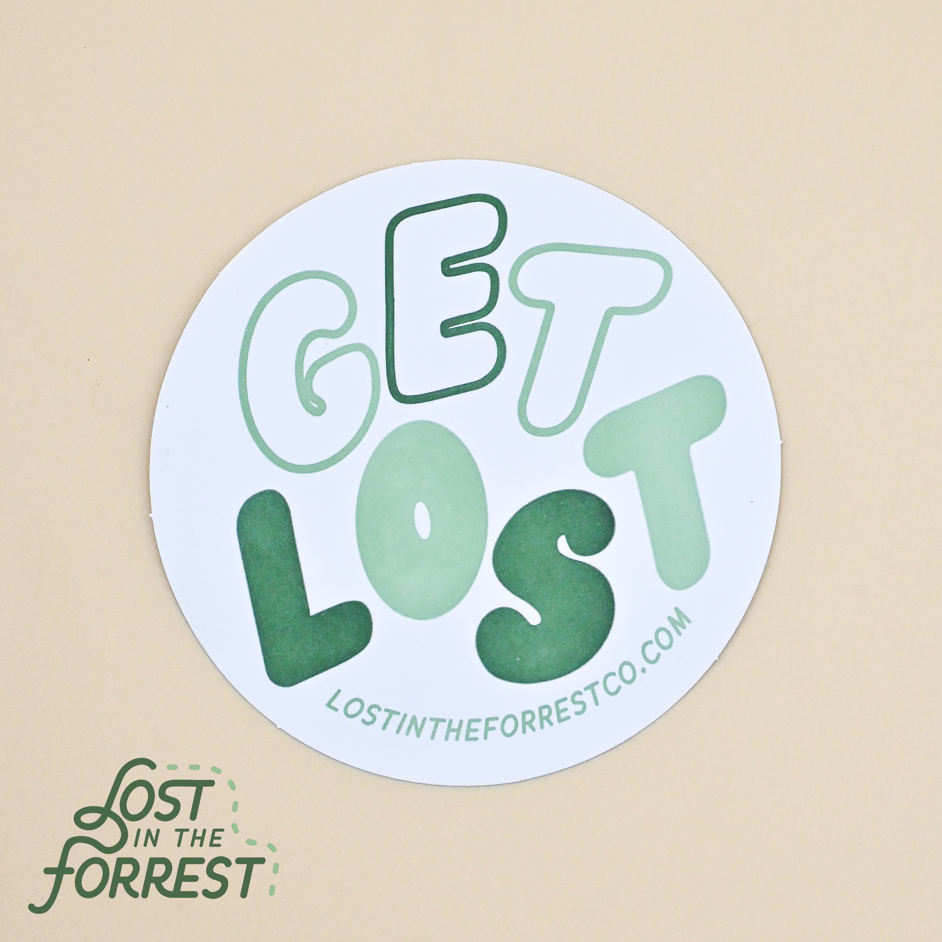 Lost in the Forrest Sticker