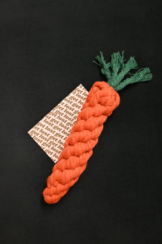 Carrot Rope Toy