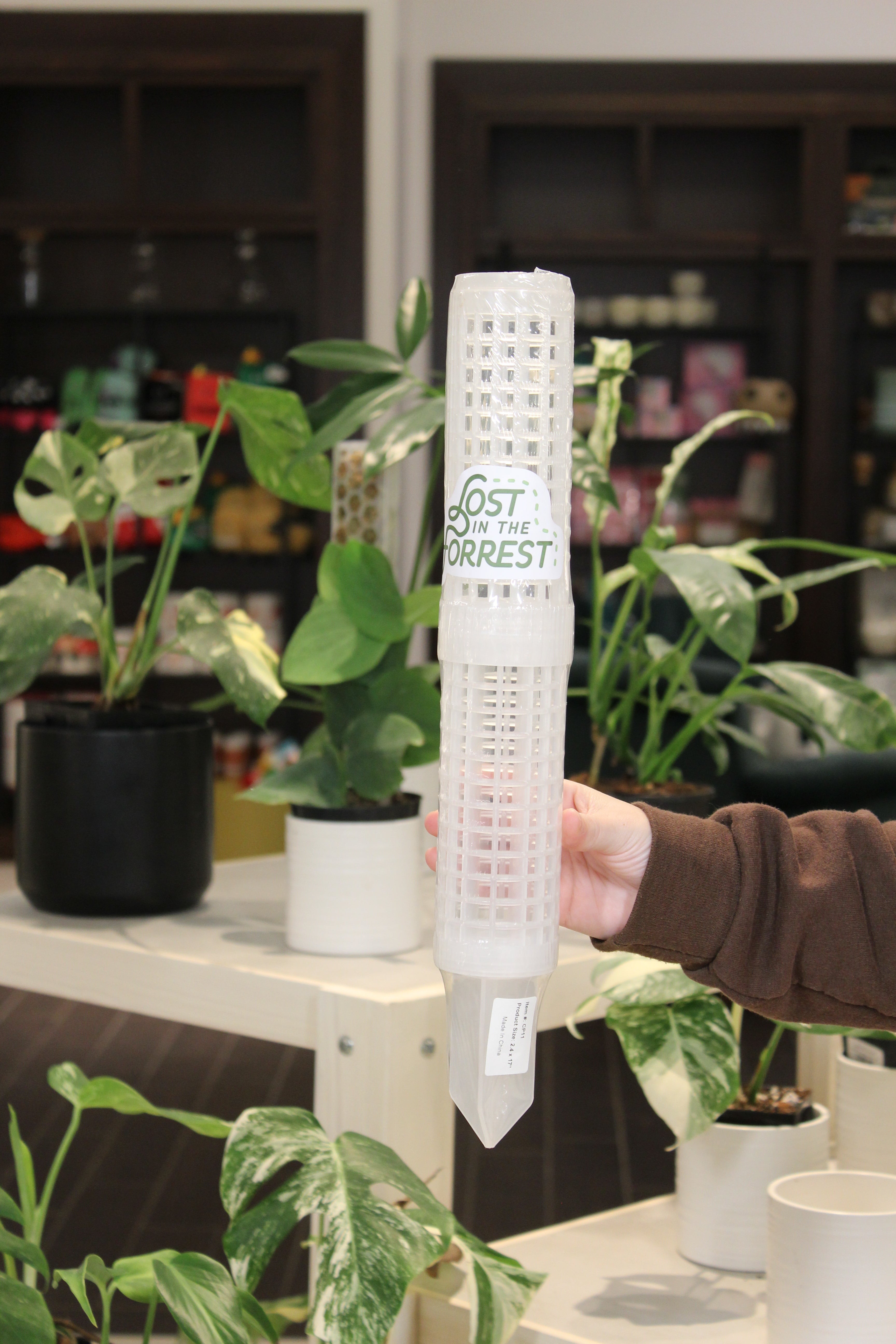 Clear Fillable Support Pole