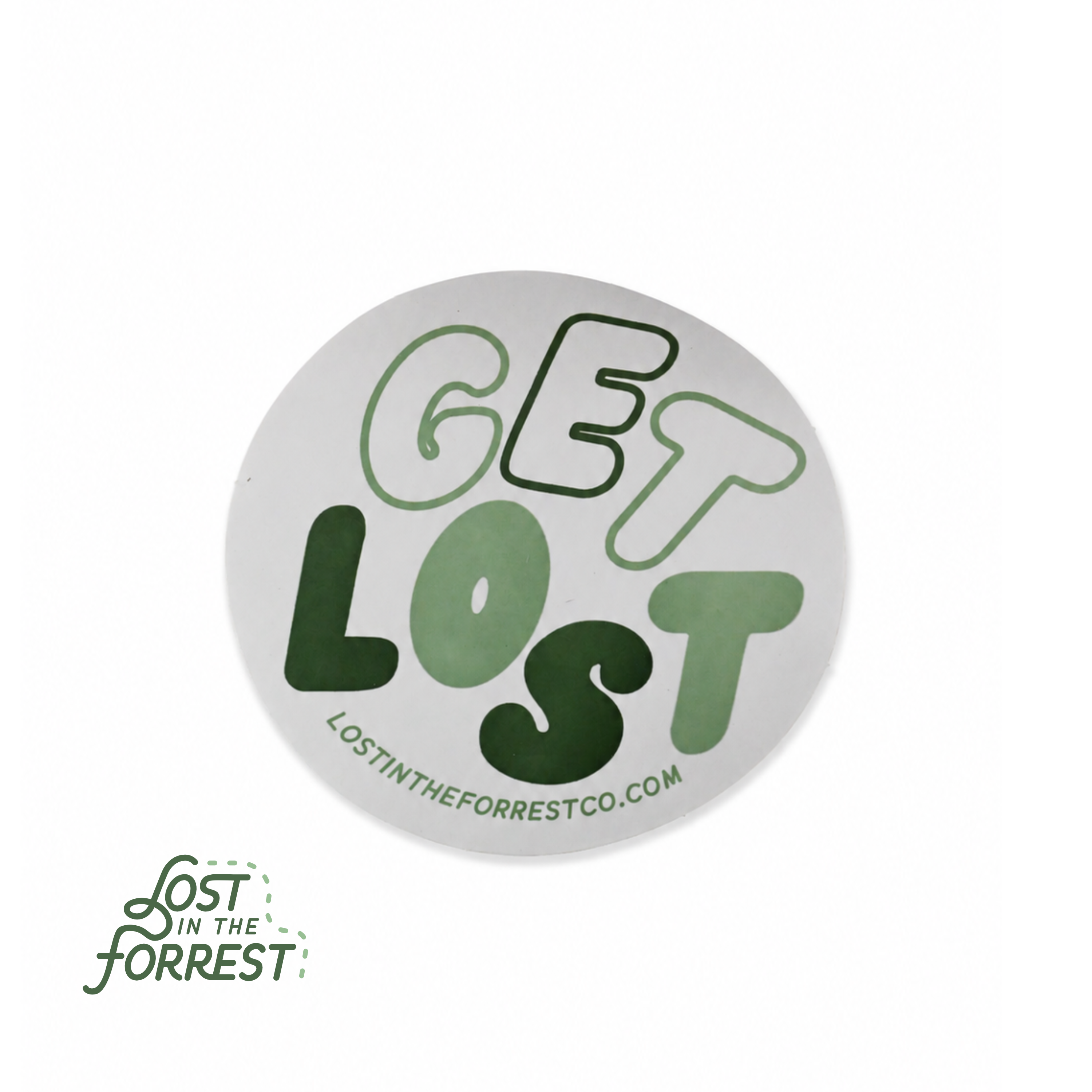 Lost in the Forrest Sticker