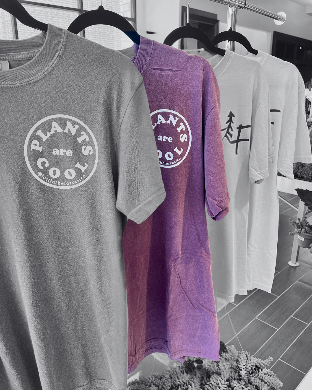 LF Plants are Cool TS (White on Berry)