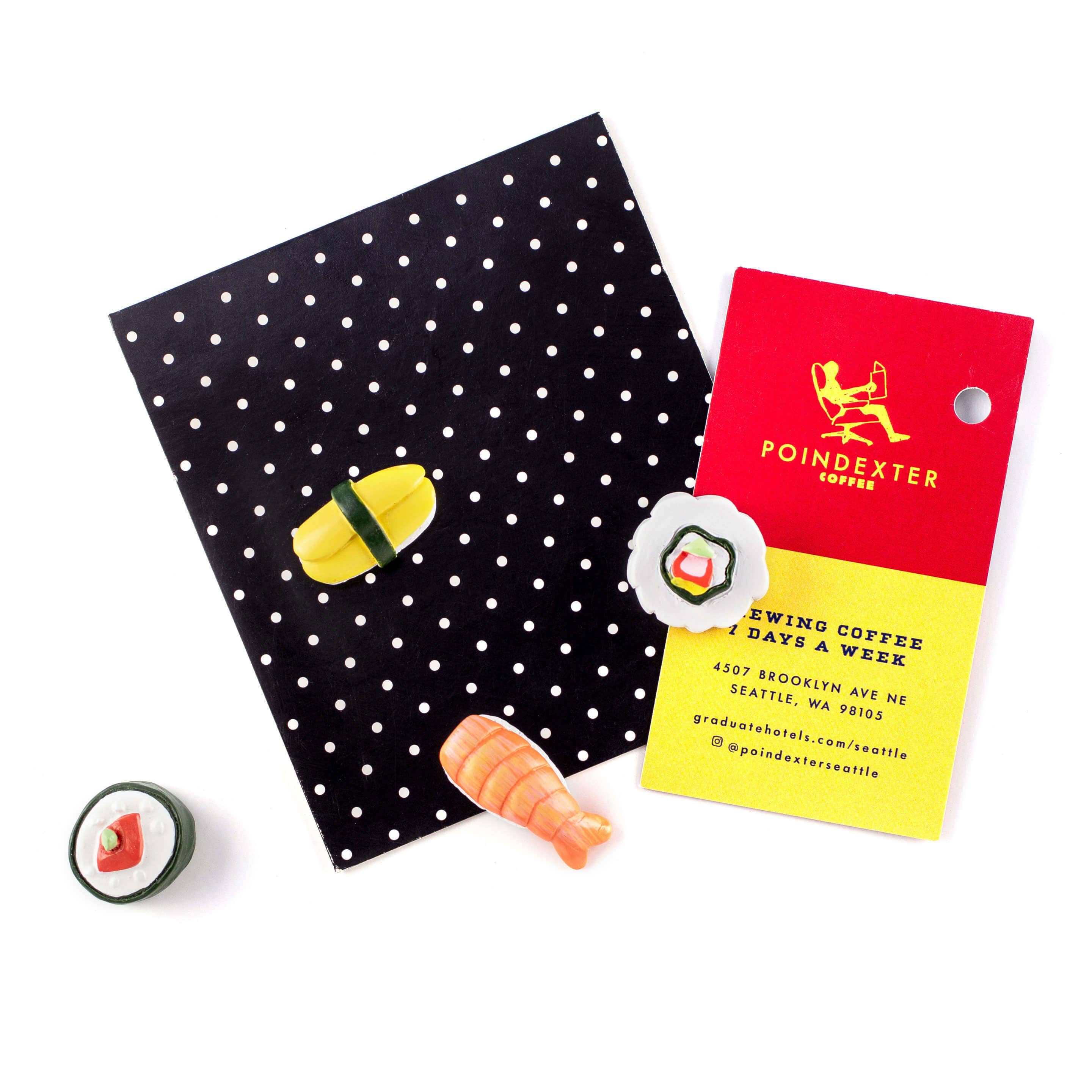Sushi Magnets 4 pack