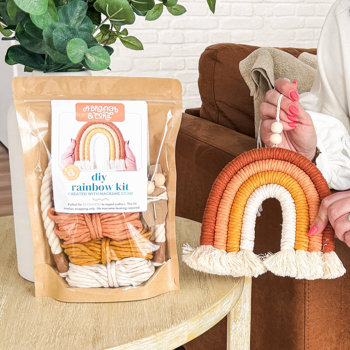DIY Macrame Rainbow Kit
