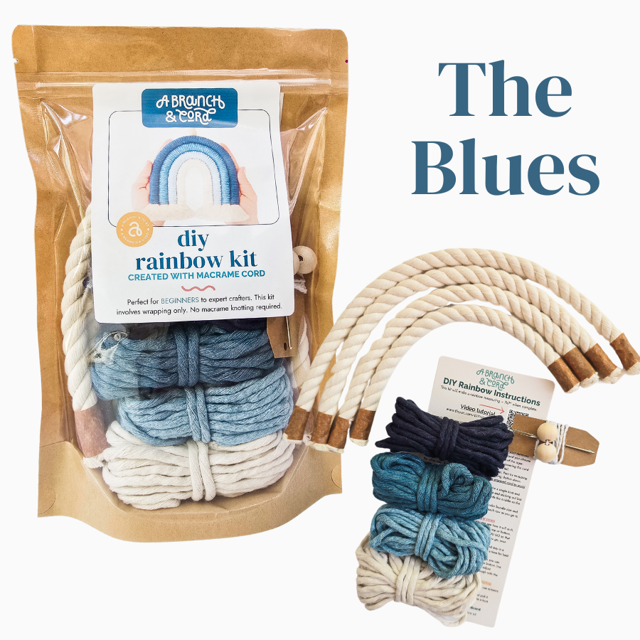 DIY Macrame Rainbow Kit