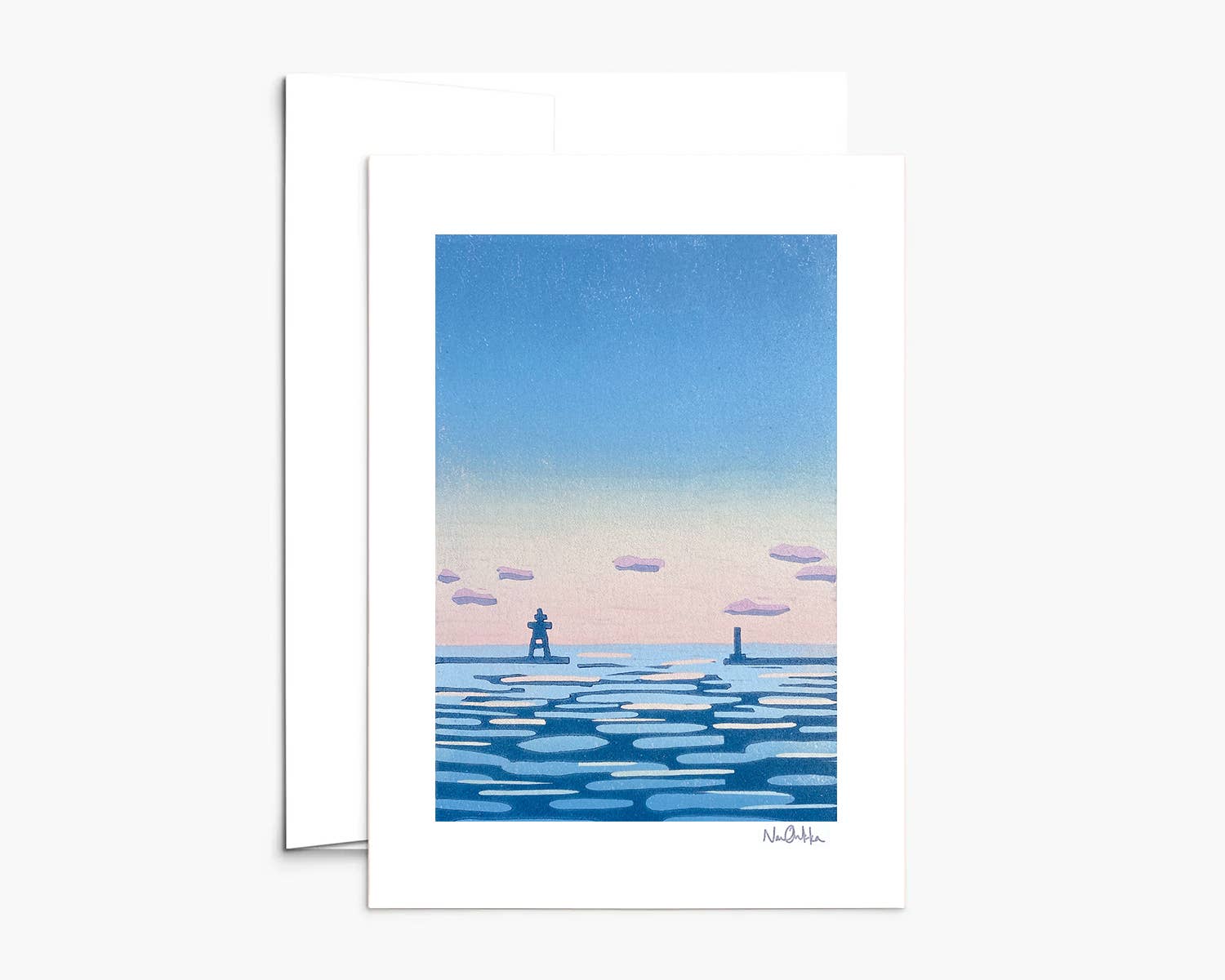 The Harbor Greeting Card