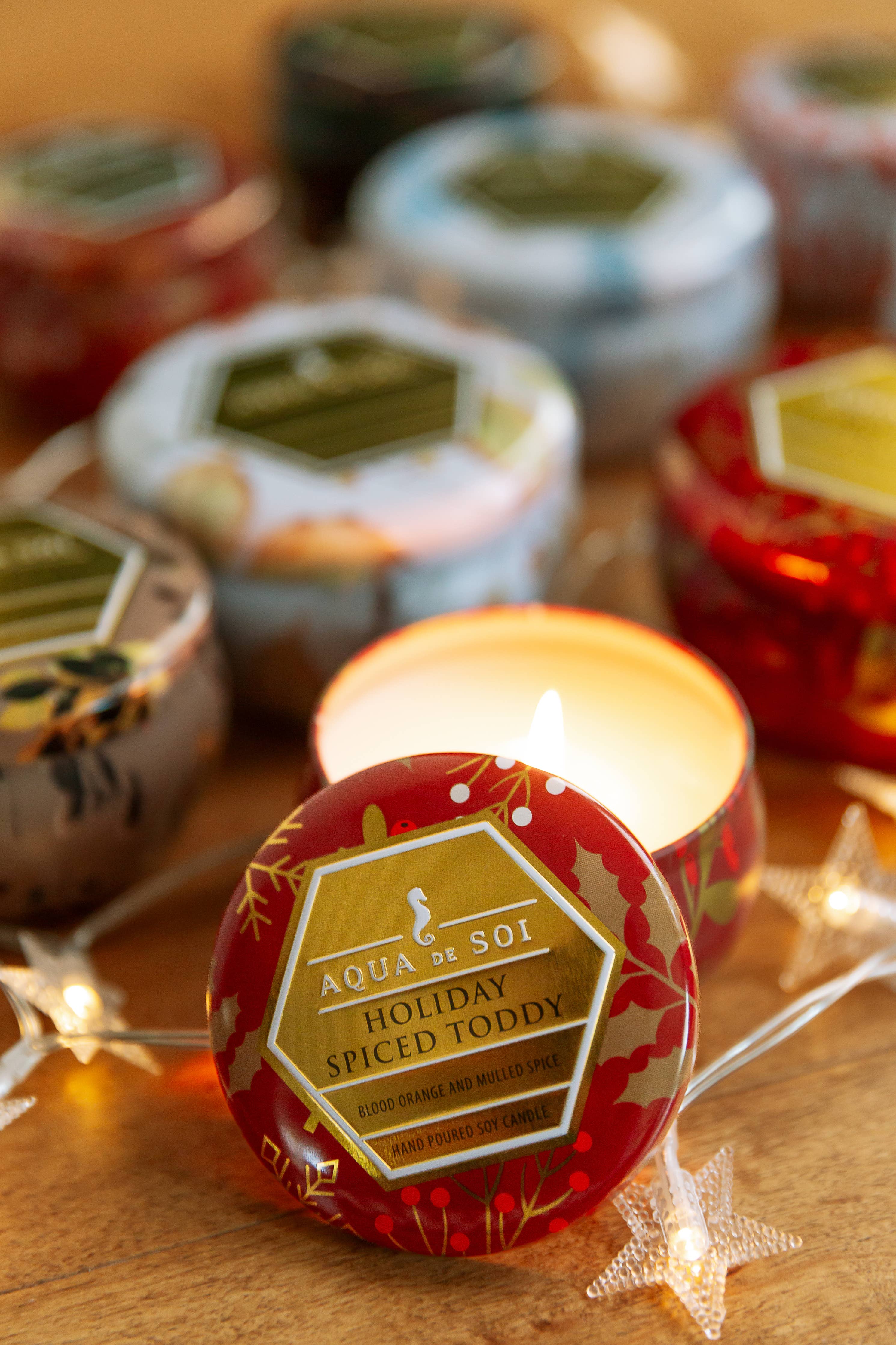 Gilded Cinnamon Petite 4oz Aqua De Soi Candle Tin