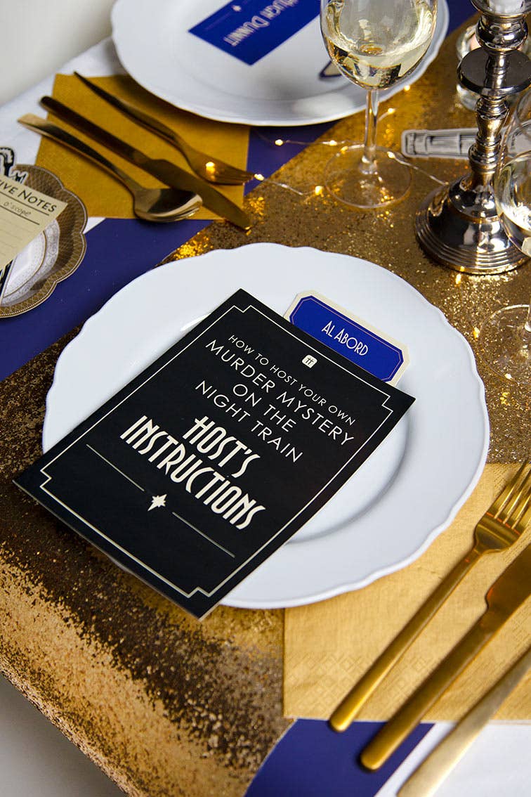 Murder Mystery On The Night Train Game