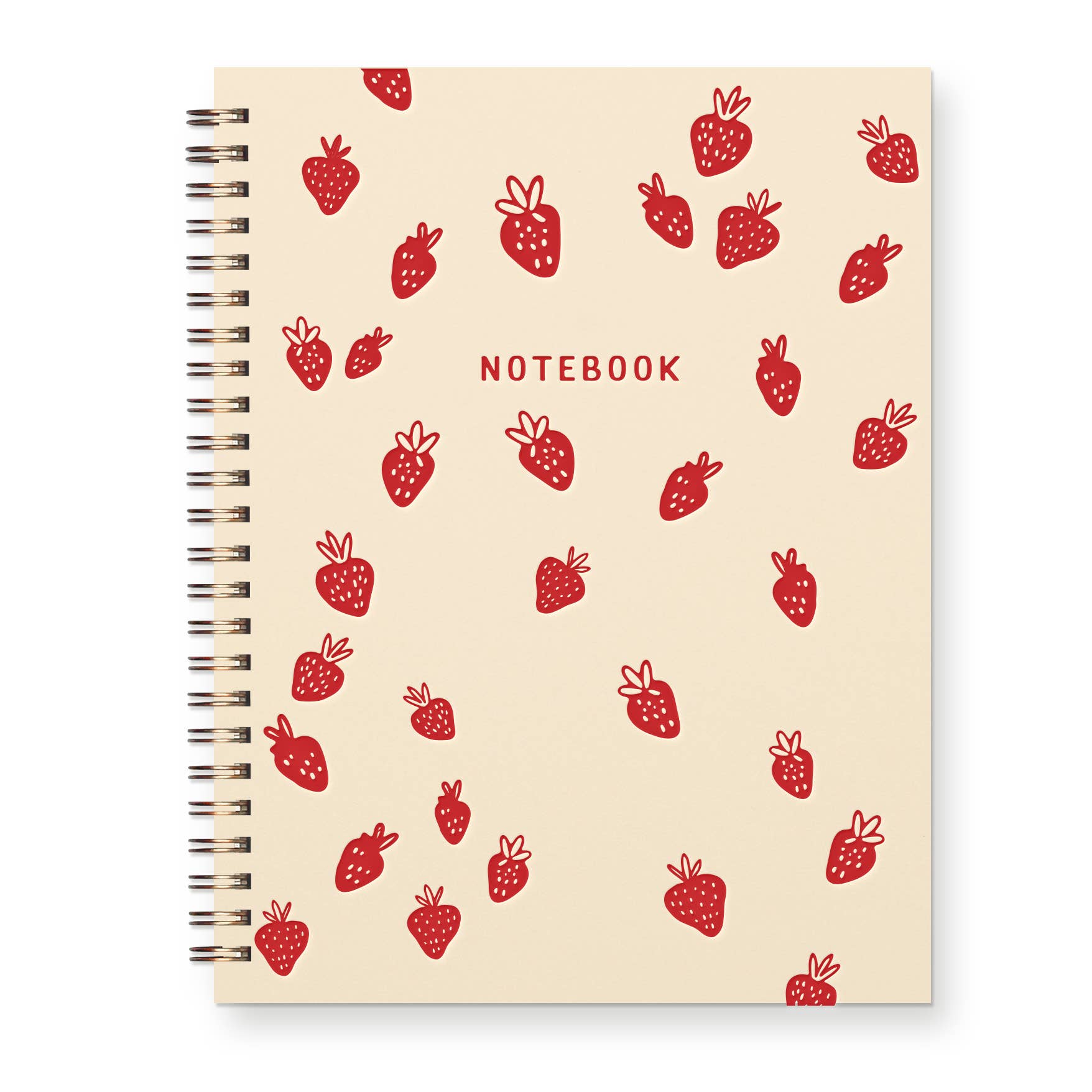Strawberry Journal: Lined Notebook