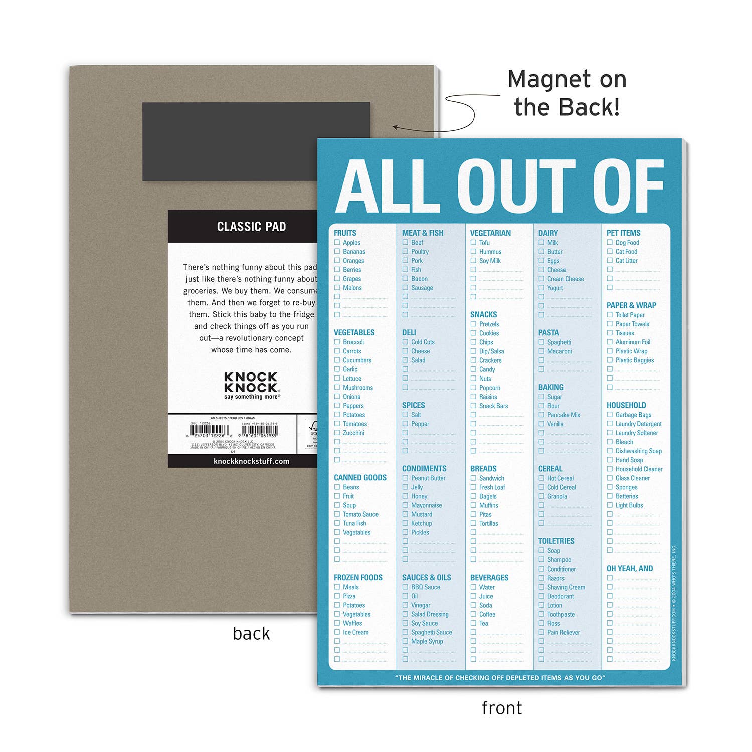 All Out Of Pad with Magnet