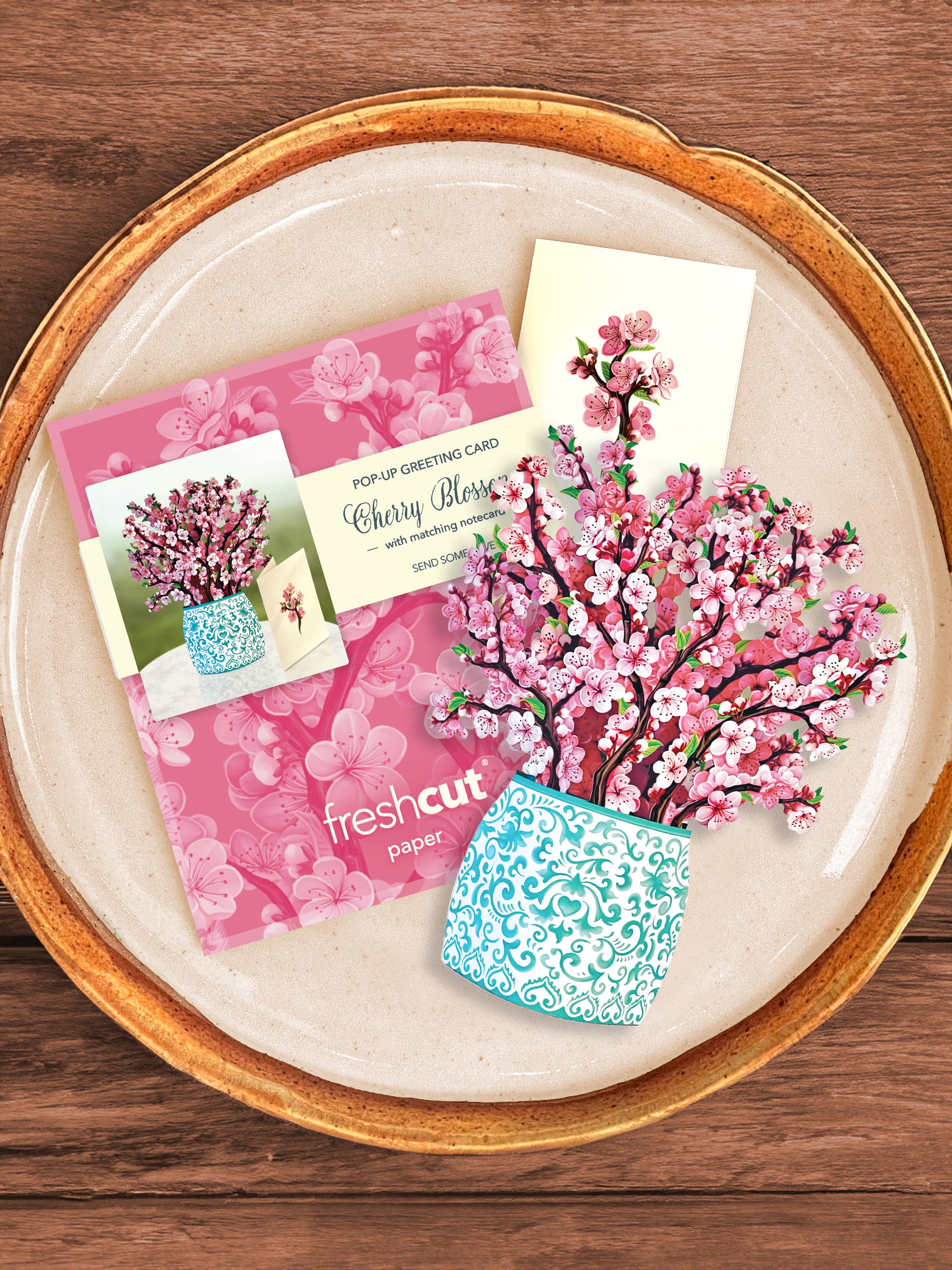 Mini Cherry Blossom (10 Pop-up Greeting Cards)