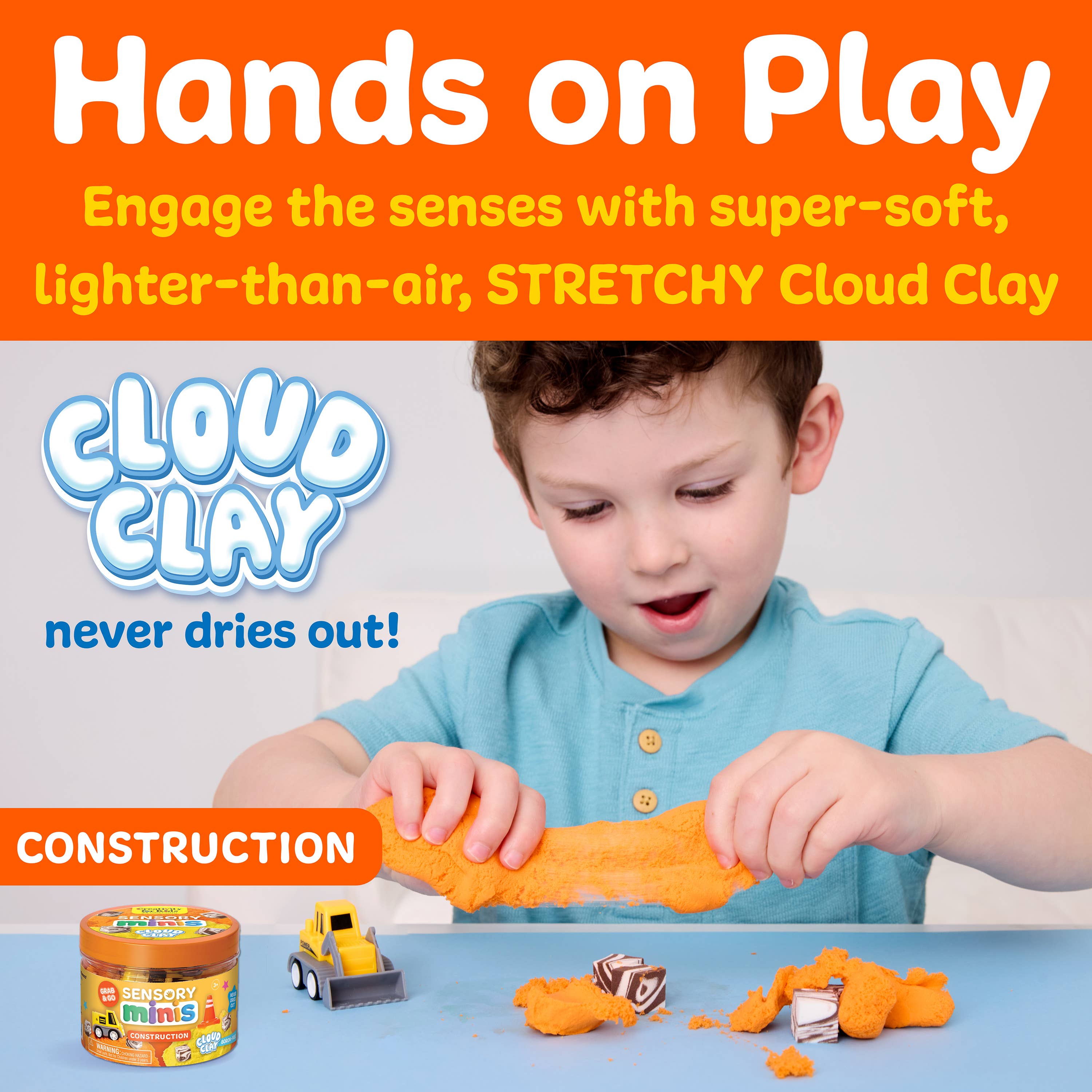 Sensory Cloud Clay: Construction Them