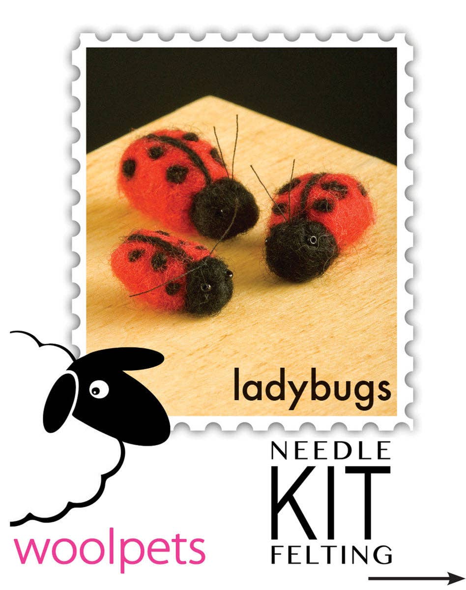 Ladybugs & Bees Felting Kit