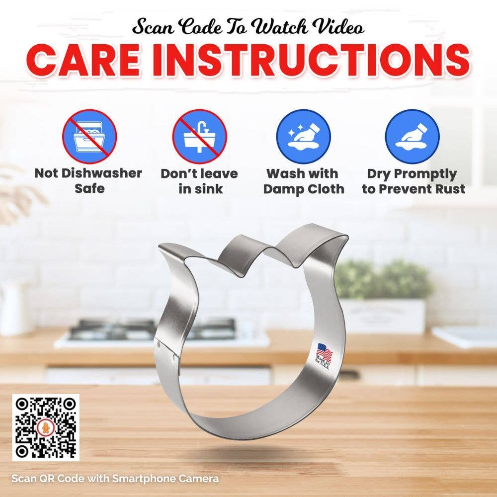 Rose Tulip Flower Cookie Cutter