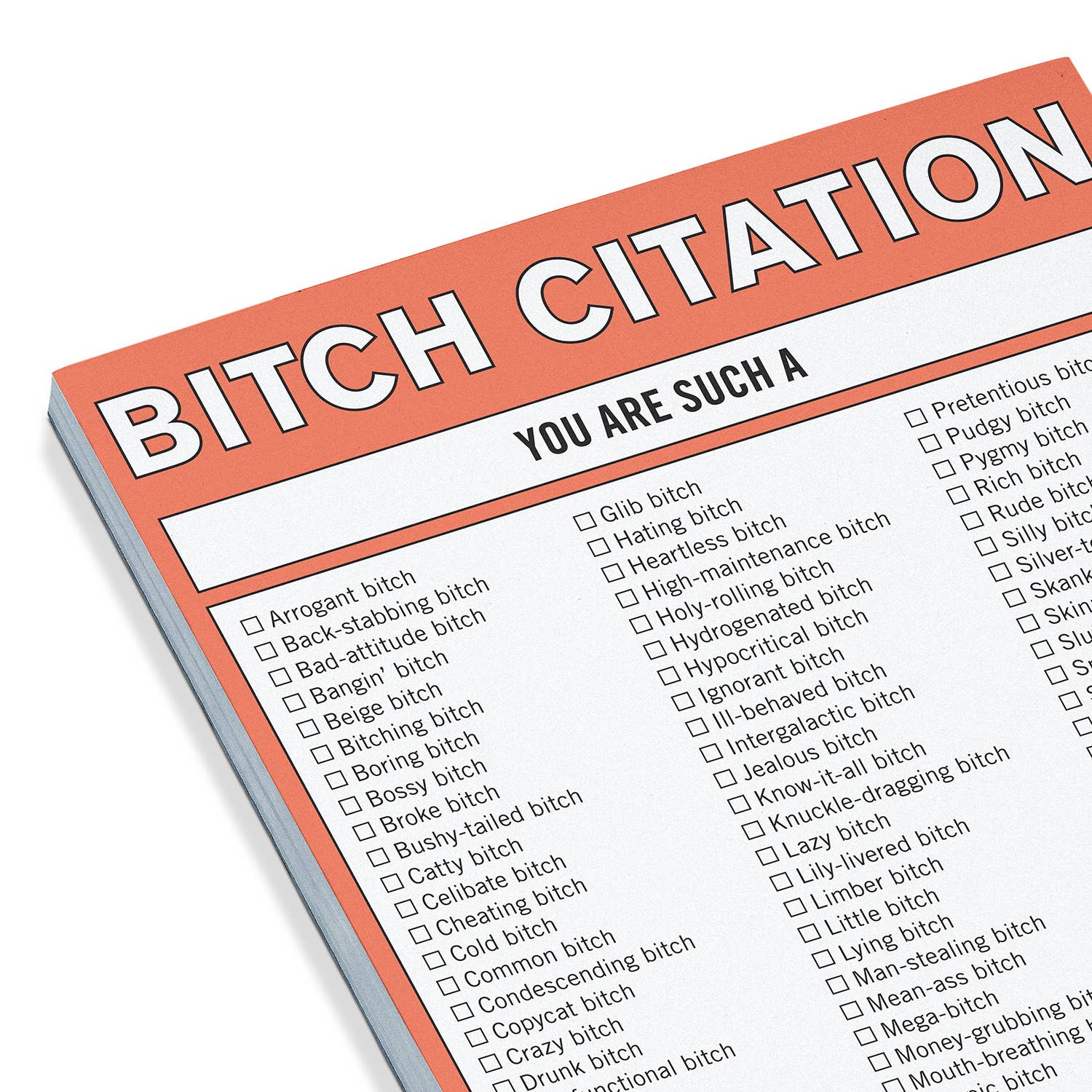 Bitch Citation Nifty Notes