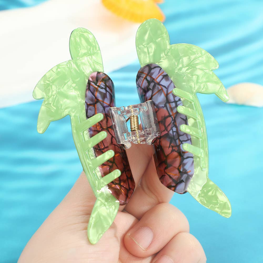 Vibrant Ocean Claw Clip