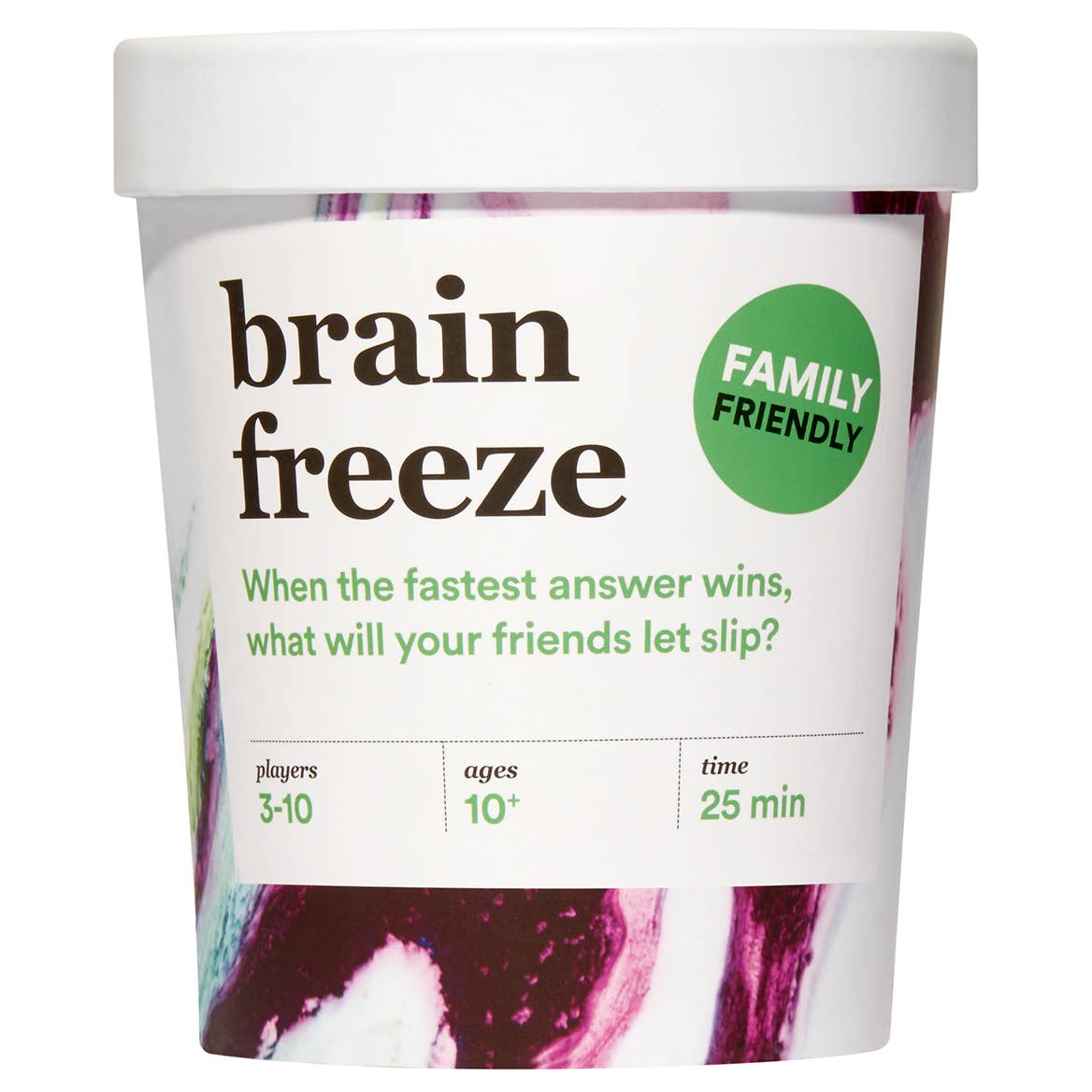 BRAIN FREEZE: Speak-Before-You-Think Game