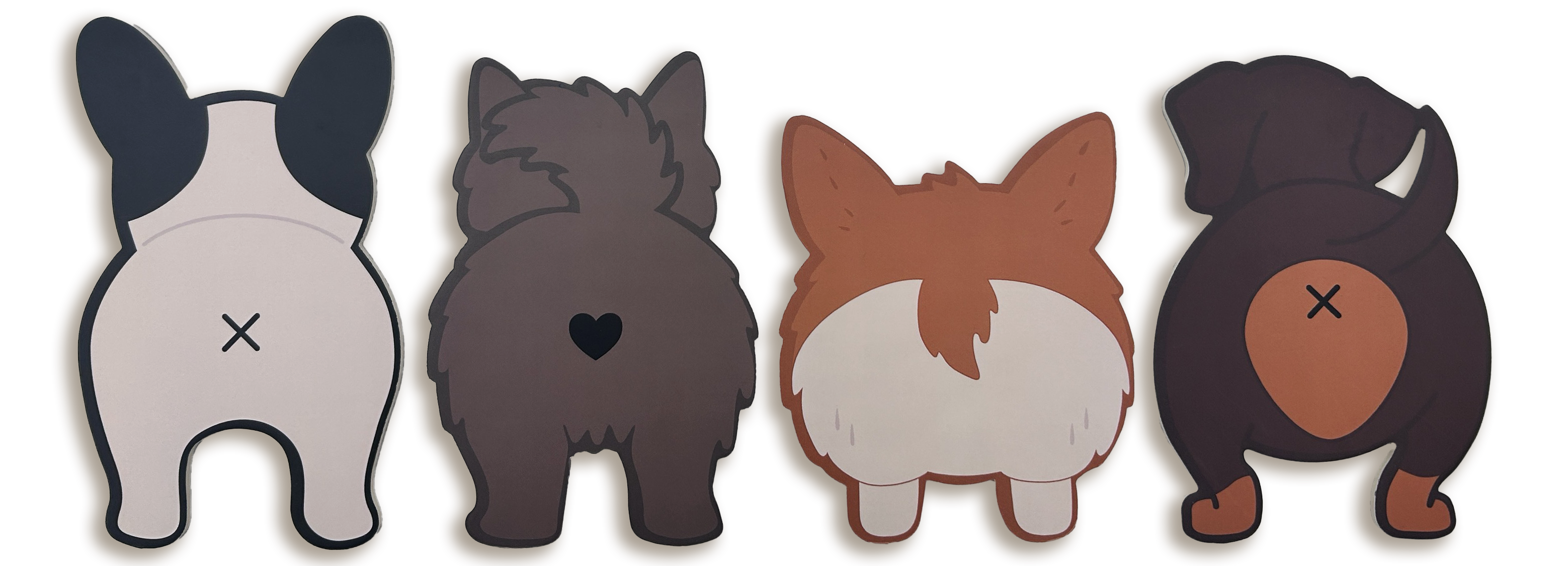 Dog Bum Coasters