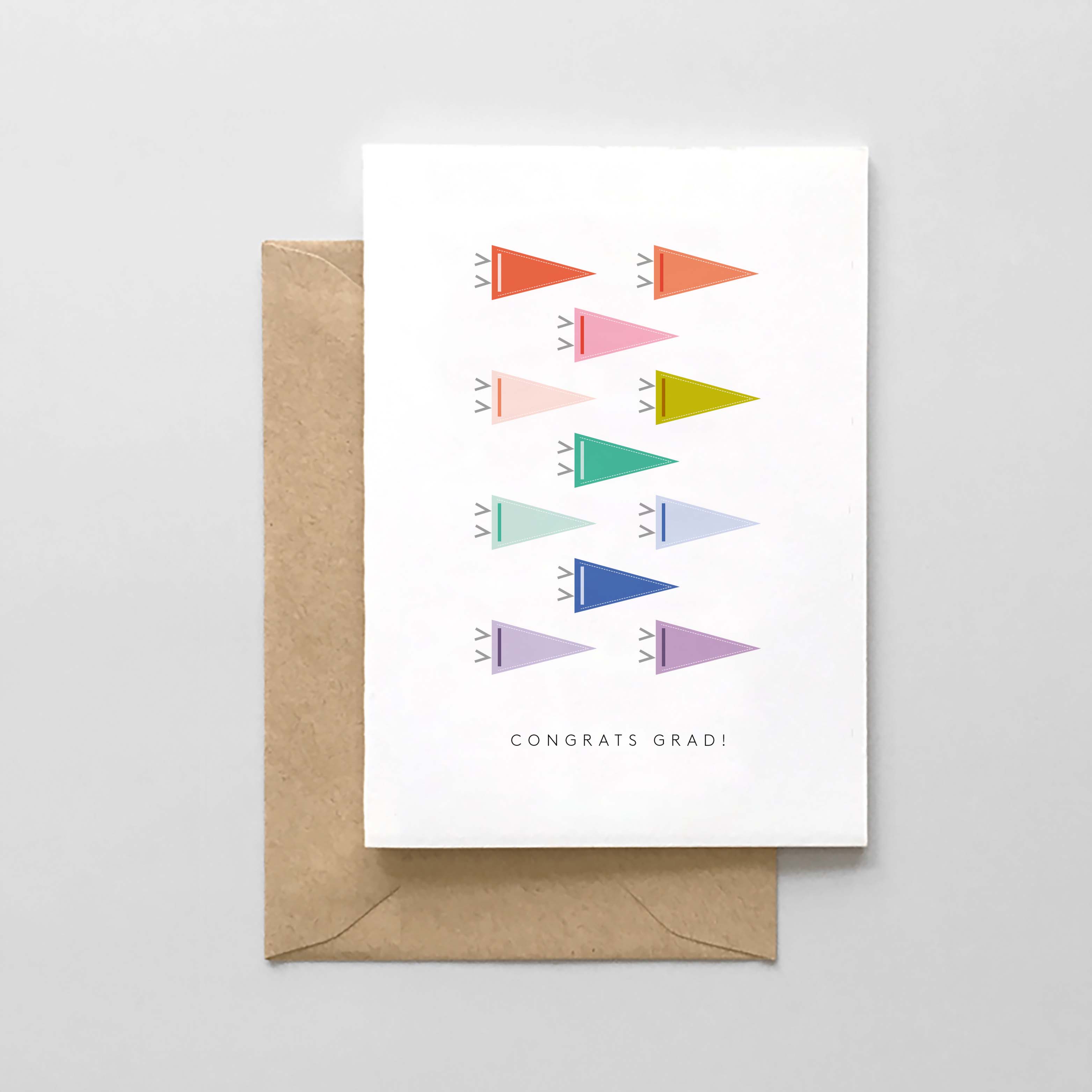 Congrats Grad: Pennant Design