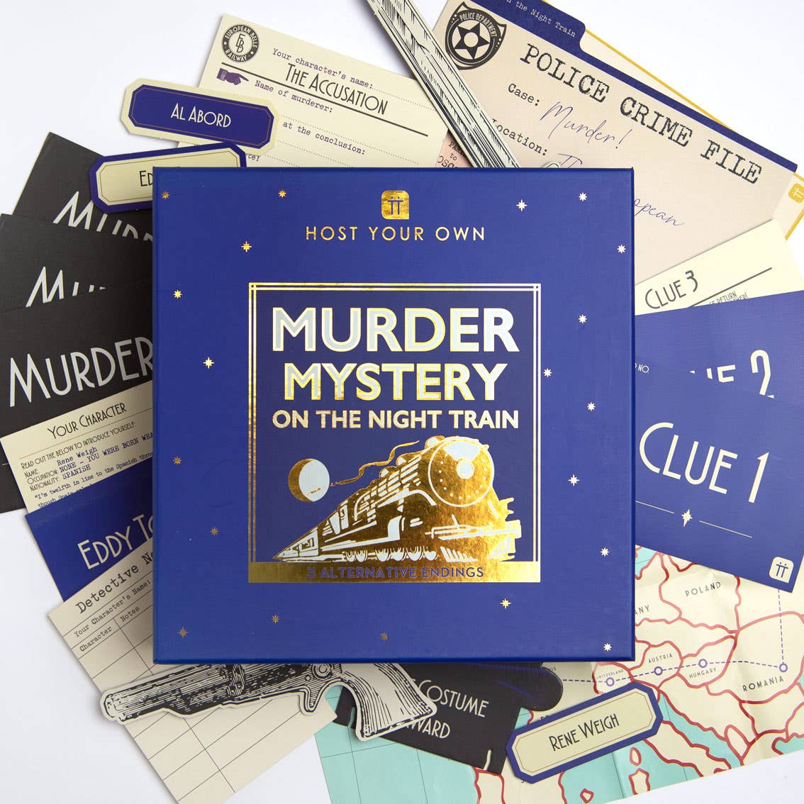 Murder Mystery On The Night Train Game