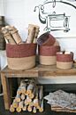 Black Jute Basket