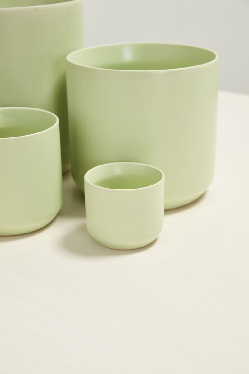 Round Light Green Pot