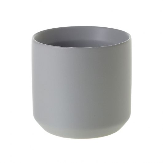 Round Grey Pot