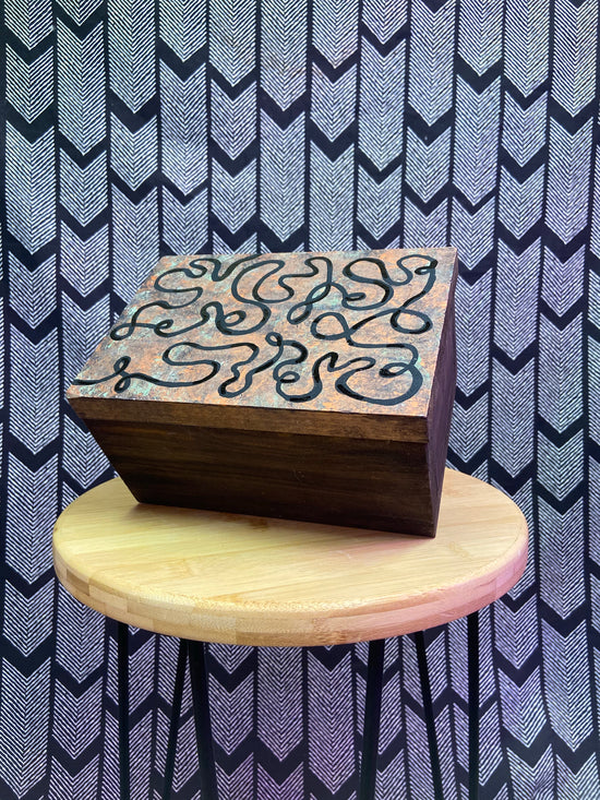 Artfully EW: Hand Painted Wooden Box